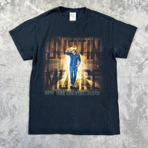 Justin Moore Concert  T-Shirt Women's‎ Small Gildan Ultra Printed Black Cotton